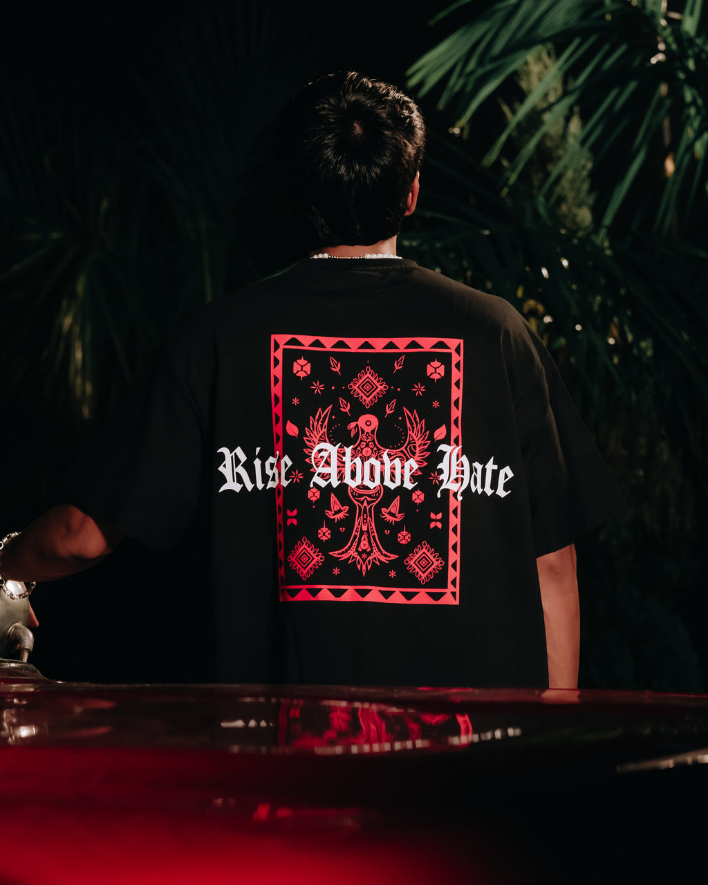 Rise Above Hate Tee — Men