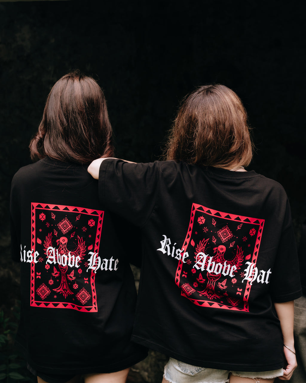 Rise Above Hate Tee — Women