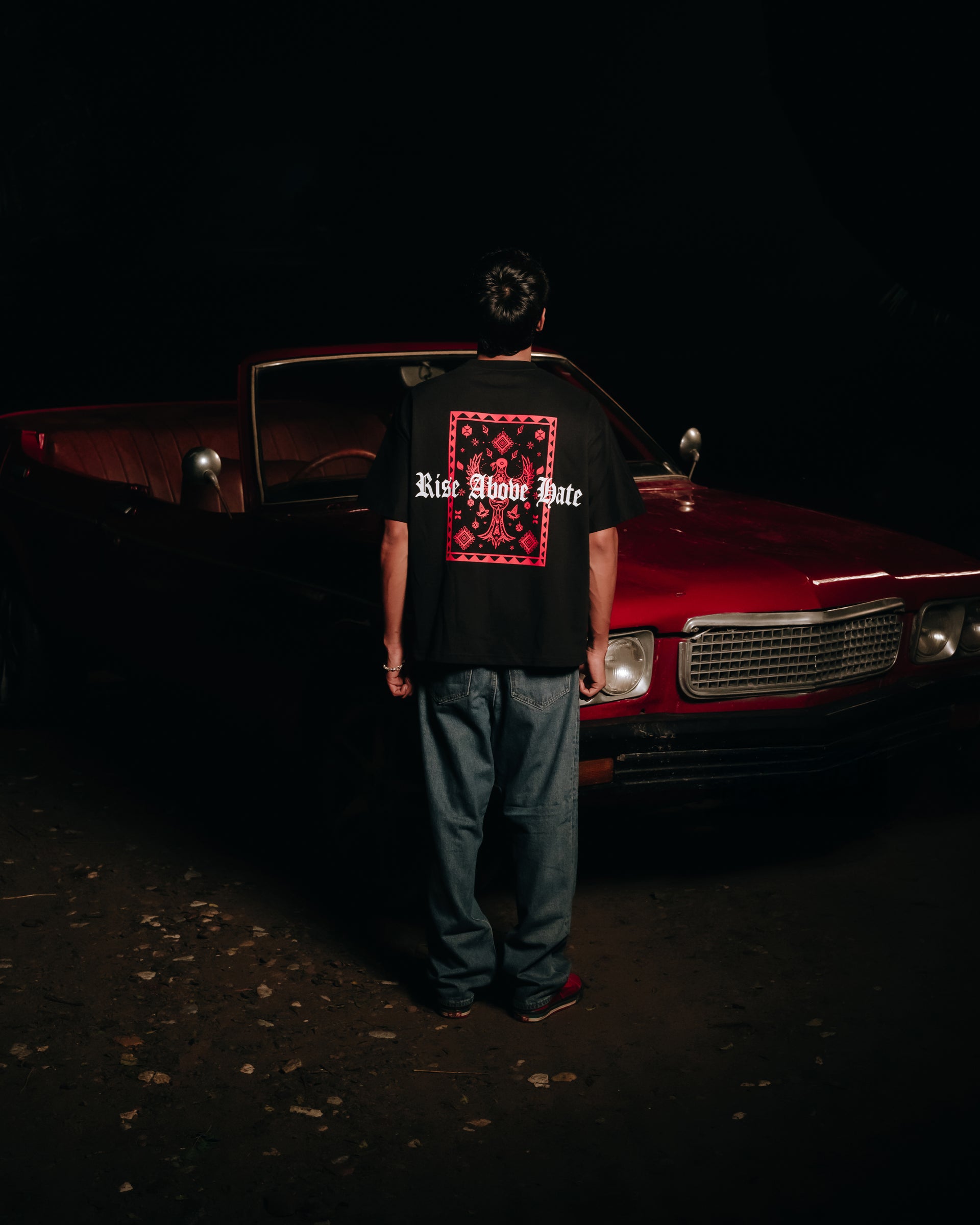 Rise Above Hate Tee — Men